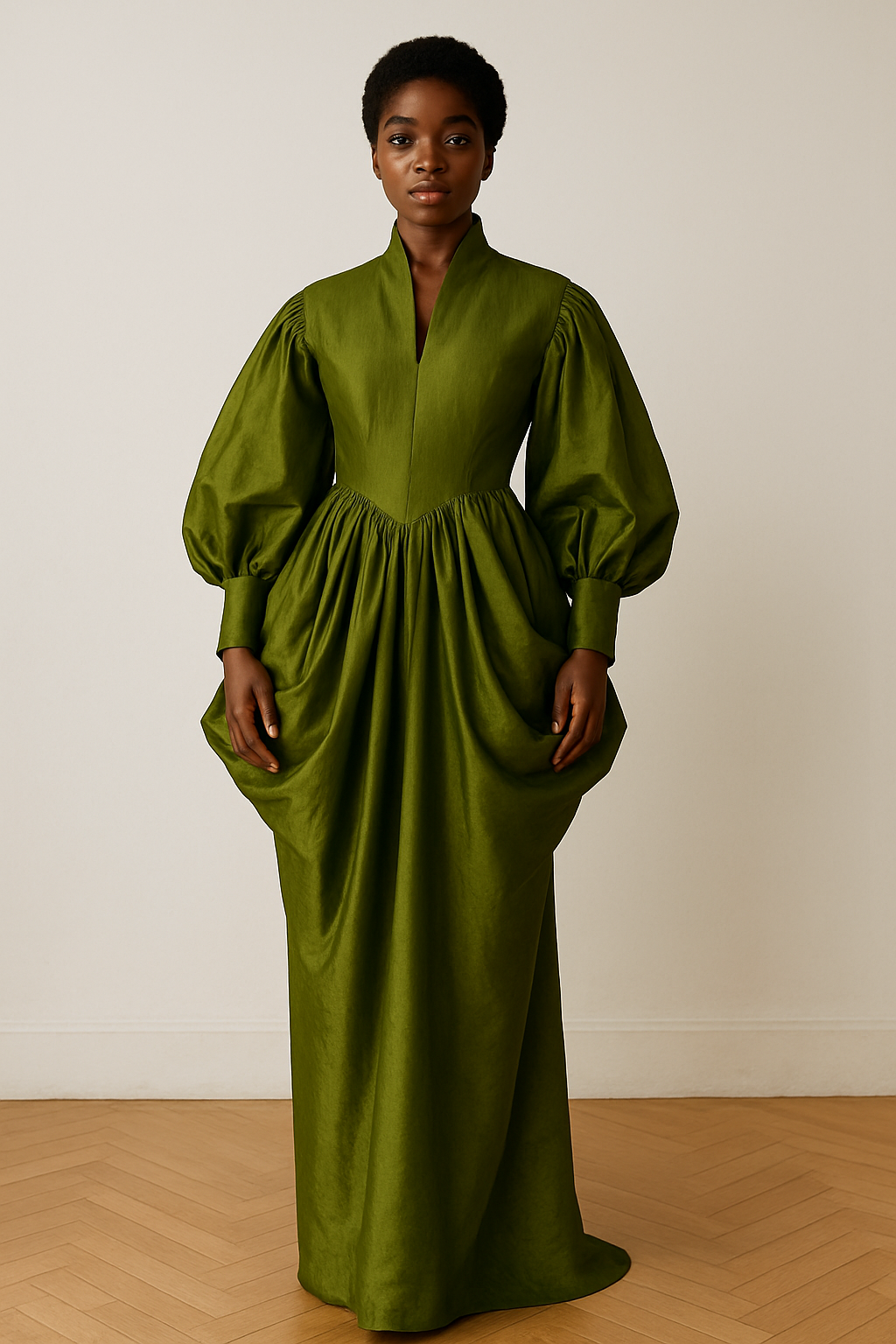 Olive Green Kaftan