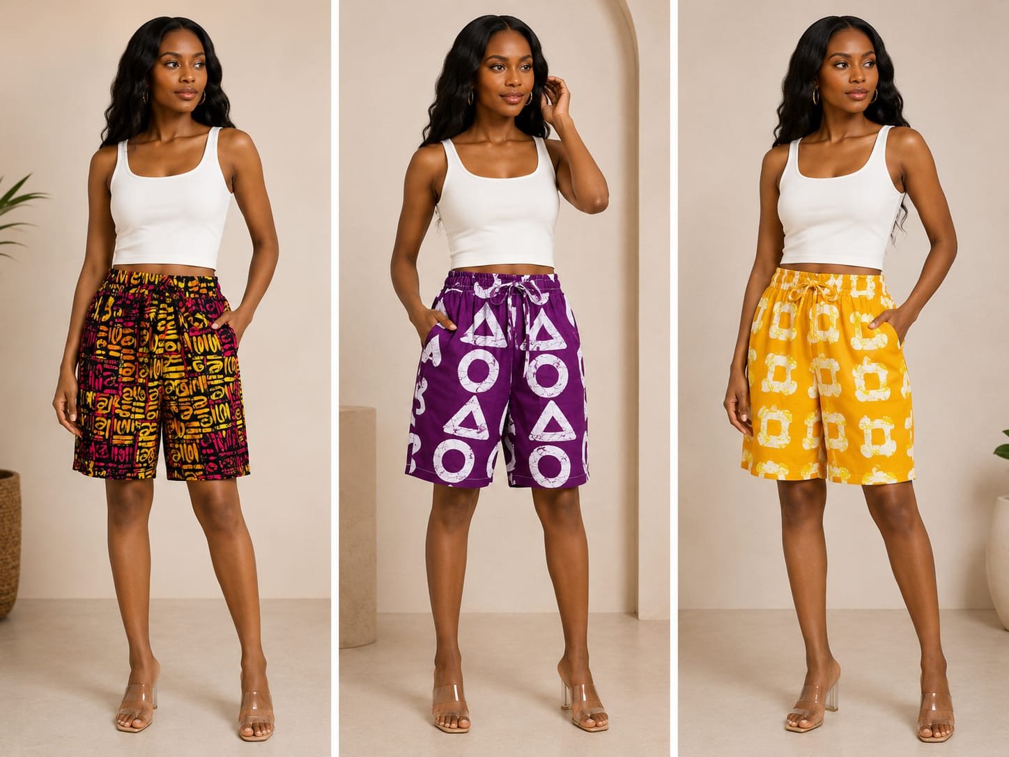 Ankara Shorts